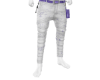 White Purple Jeans