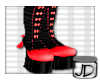 Red & Black Loli Boots