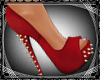 [MB] Studded Heels Red
