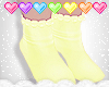 Ruffle Socks Yellow