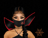 Ninja Costume mask red