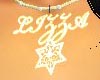 + lizza name necklace+
