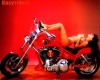 Harley Bike W/Frame