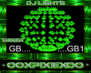 Green ball dj light