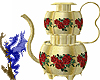 Roses Teapot/Coffeepot