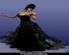 Formal Black Rose Dress