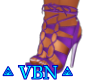 Strappy heels Purple