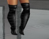 DF^Sexy Black Thigh Boot