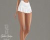 White Pleated Skirt