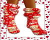 Valentines Bear Socks V2