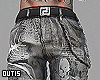 後 Grey Jeans Chains