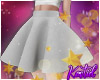 K| Wide Skirt RL White