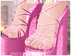 $K Wrap Pink Heels