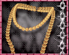 ! gold necklace <33