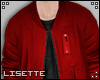 red jacket + shirt