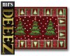 MD|RedGrn Xmas Trees rug