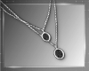 ! BLACK SILVER NECKLACE