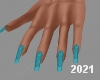 2021Pacific Bleu Nails