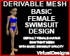Derivable Swim Suit Mesh