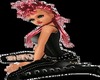 Enigma hair Pink black