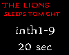 THE LIONS SLEEPS TON...