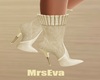 Beige Sweater Boots