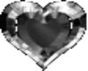 silver animated heart