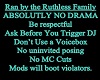 Ruthless Room Rules