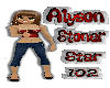 AlysonStonerStar Sticker