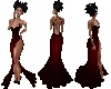 Formal Backless Red Fade