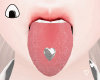 tongue and heart studs