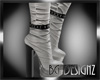 [BGD]Latex Boots-White