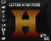 Letter H No Pose