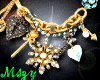 M Snowflake  bracelets