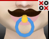 Mustache Pacifier