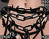 Chains & Charms Belt Bla