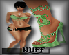 ~NUFF~Guess Wedge Green