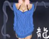 !N Blue Sweater Dress