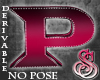 Pink Letter P No Pose