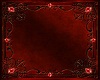 Red/black velvet rug