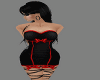 BM RED corset dress