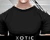 Black Muscle Crop Top