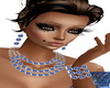 Blue Set W/Ear, Brac, Nk