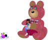 Scaled pink teddy