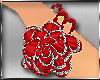 T~ Red flower bracelets