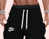 E* NK Black Joggers M