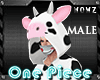 !W One Piece Cow Male*
