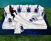 Blue Rose Cuddle Couch