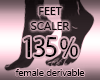 Feet Scaler Resize 135%
