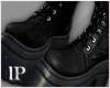 Black Lace-Up Boots